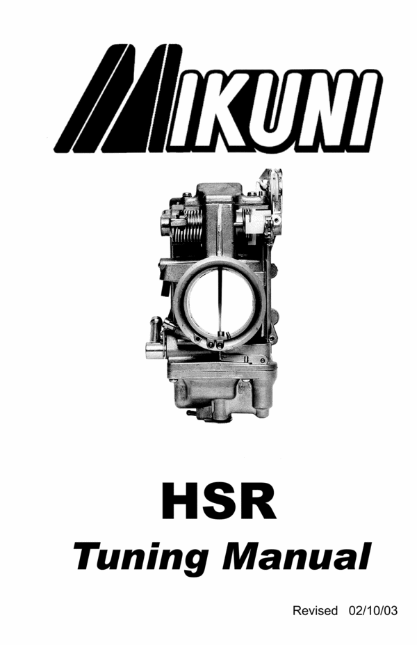 Product picture Mikuni HSR 42 45 48 carburetor tuning